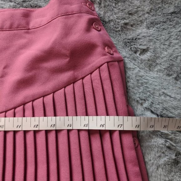 Vintage Pleated Skirt Pink - Picture 7 of 7